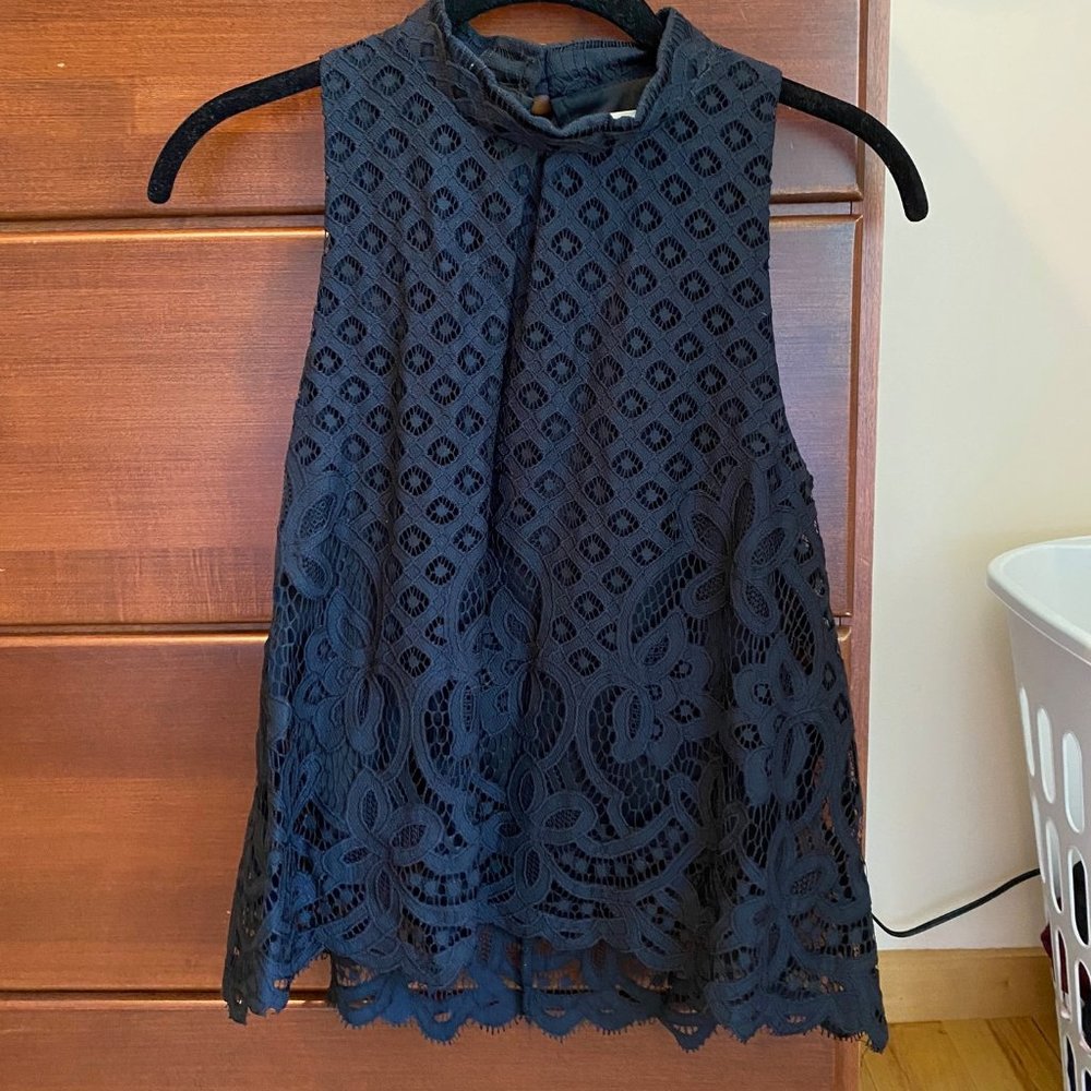 Love, Fire Lace Tank Top